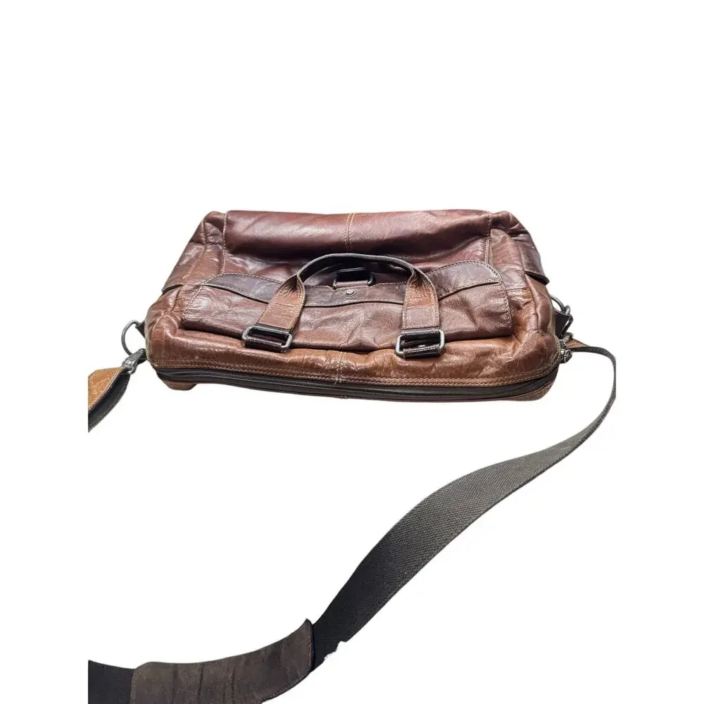 Vintage Jack George's leather messenger bag